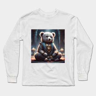 Teddy meditating Long Sleeve T-Shirt